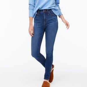 J. Crew Factory | 10” High-Rise Skinny Jean in Signature Stretch